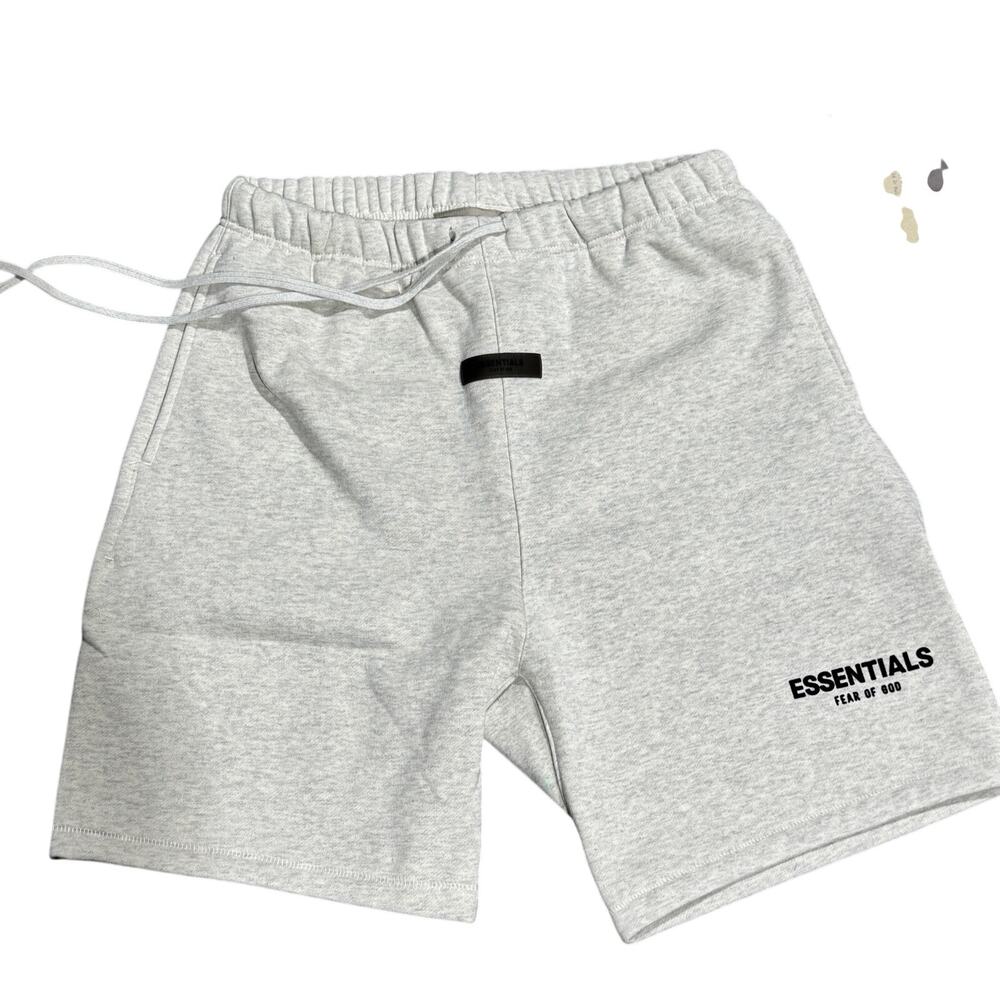 Fear of God ESSENTIALS Light Oatmeal Shorts | L | NWT